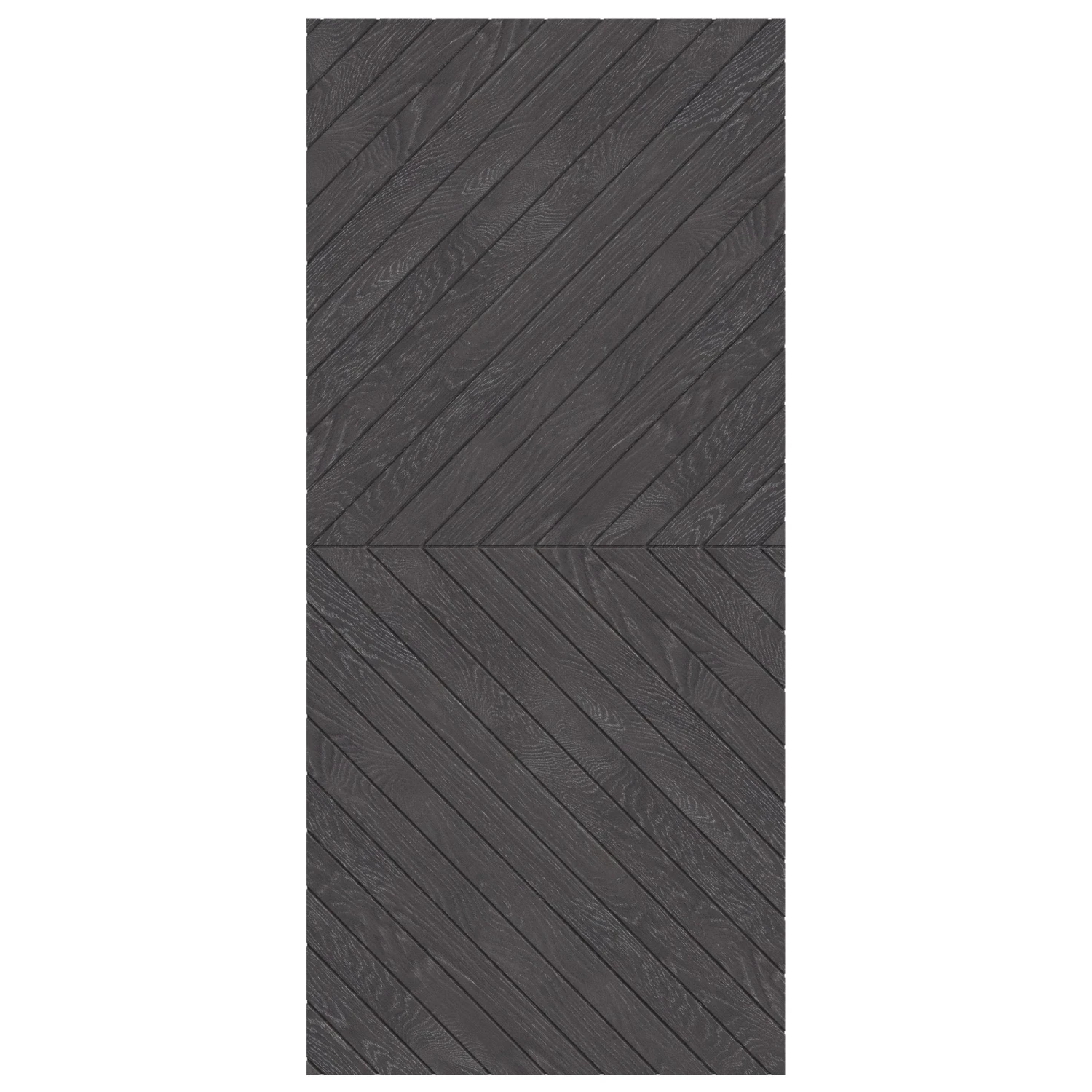 Ash Grey Internal Fully Finished Chevron Barn Door (124136) 2 Ash Grey Internal Fully Finished Chevron Barn Door (124136) - Image 2