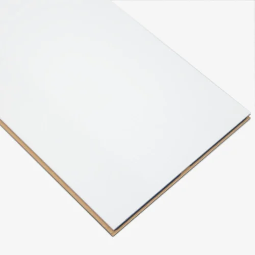 White - Lustre Stone 8mm High Gloss Laminate Flooring (90000) -Oak Door Store 1735981606 04483800