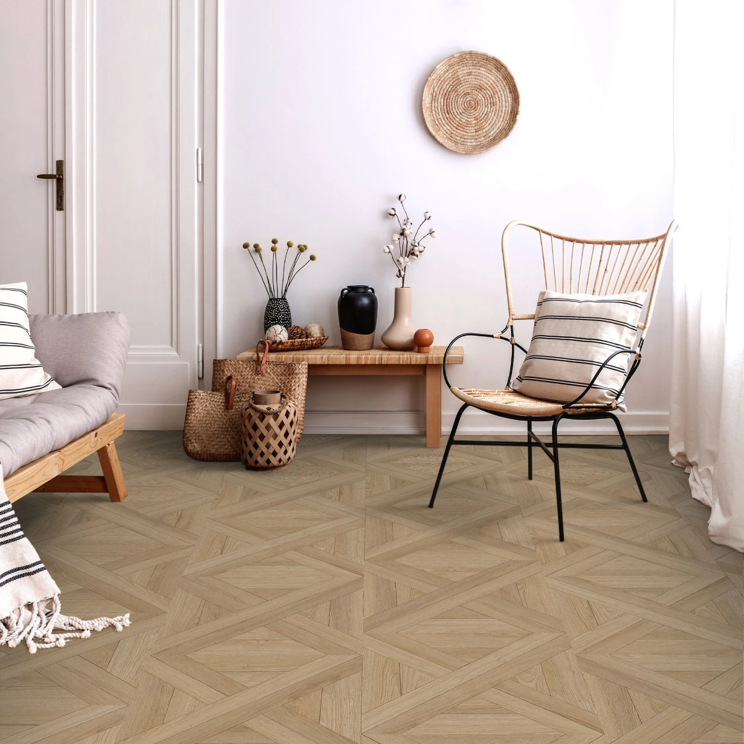 Essex Oak - Luxe Vision SPC 6.5mm Embossed UV Coated Rigid Core Vinyl Flooring (123040) 10 Essex Oak - Luxe Vision SPC 6.5mm Embossed UV Coated Rigid Core Vinyl Flooring (123040) - Image 10