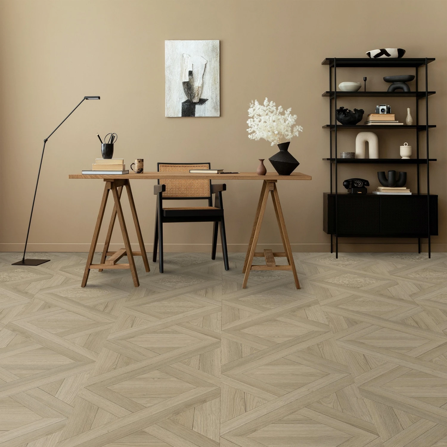 Surrey Oak - Luxe Vision SPC 6.5mm Embossed UV Coated Rigid Core Vinyl Flooring (123038) 9 Surrey Oak - Luxe Vision SPC 6.5mm Embossed UV Coated Rigid Core Vinyl Flooring (123038) - Image 9