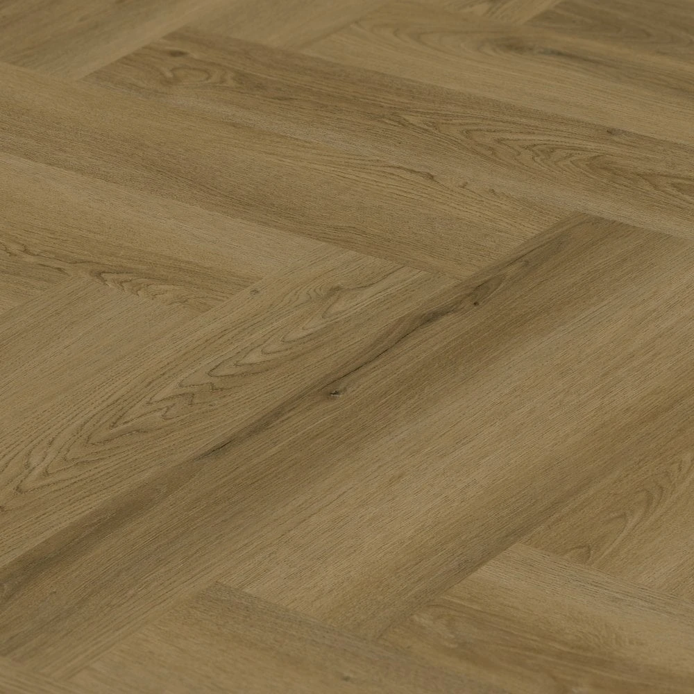Edmonton Oak - Luxe Vision Herringbone 5mm Embossed Purecoat Rigid Core Vinyl Flooring (123028) 3 Edmonton Oak - Luxe Vision Herringbone 5mm Embossed Purecoat Rigid Core Vinyl Flooring (123028) - Image 3
