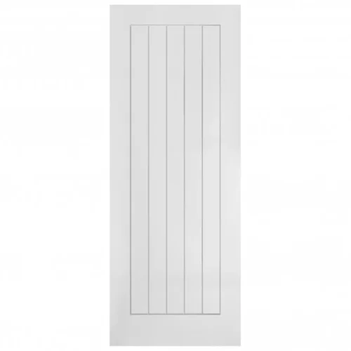 White Internal Lifestyle Moulded Smooth Cottage 5 Panel Door (124297) -Oak Door Store 1736848516 05601500
