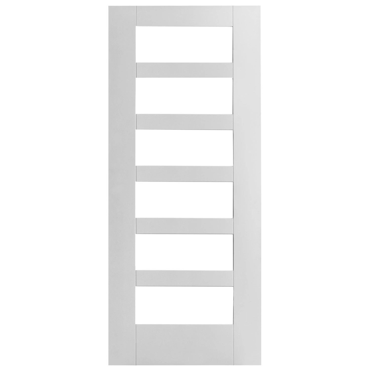 White Internal Primed Trame Shaker 6 Light Clear Glass KF Door (121754) 3 White Internal Primed Trame Shaker 6 Light Clear Glass KF Door (121754) - Image 3