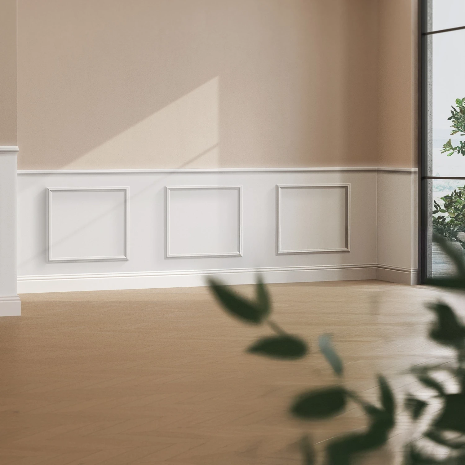 White - Painted Small Wall Panelling Kit (123770) 3 White - Painted Small Wall Panelling Kit (123770) - Image 3