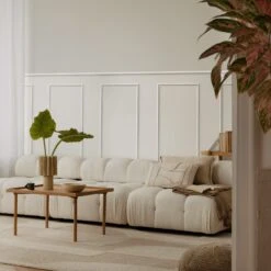 White - Painted Large Wall Panelling Kit (123772) -Oak Door Store 1737388854 90154400