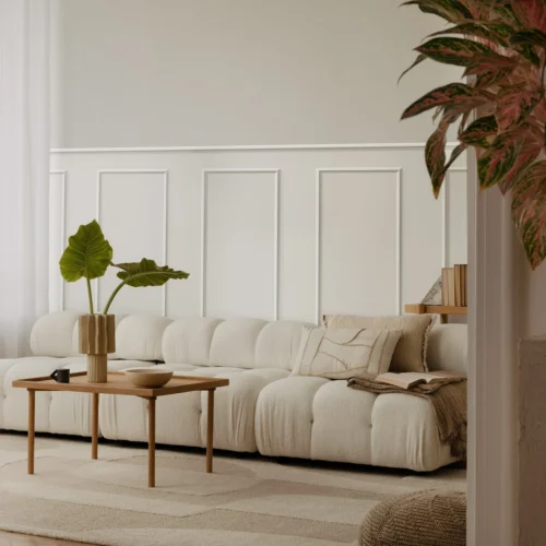 White - Painted Large Wall Panelling Kit (123772) -Oak Door Store 1737388854 90154400