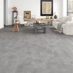 Concrete Stone - Prime Plus 5mm Embossed Purecoat Rigid Core Vinyl Flooring (123027)