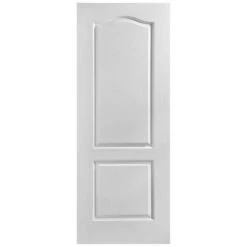 White Internal Lifestyle Moulded Textured Classique 2 Panel Arch FD30 Fire Door (124333) -Oak Door Store 1737641649 82749300