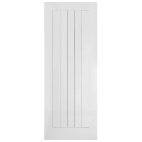 White Internal Lifestyle Moulded Smooth Cottage 5 Panel FD30 Fire Door (124335) -Oak Door Store 1737641751 49153700