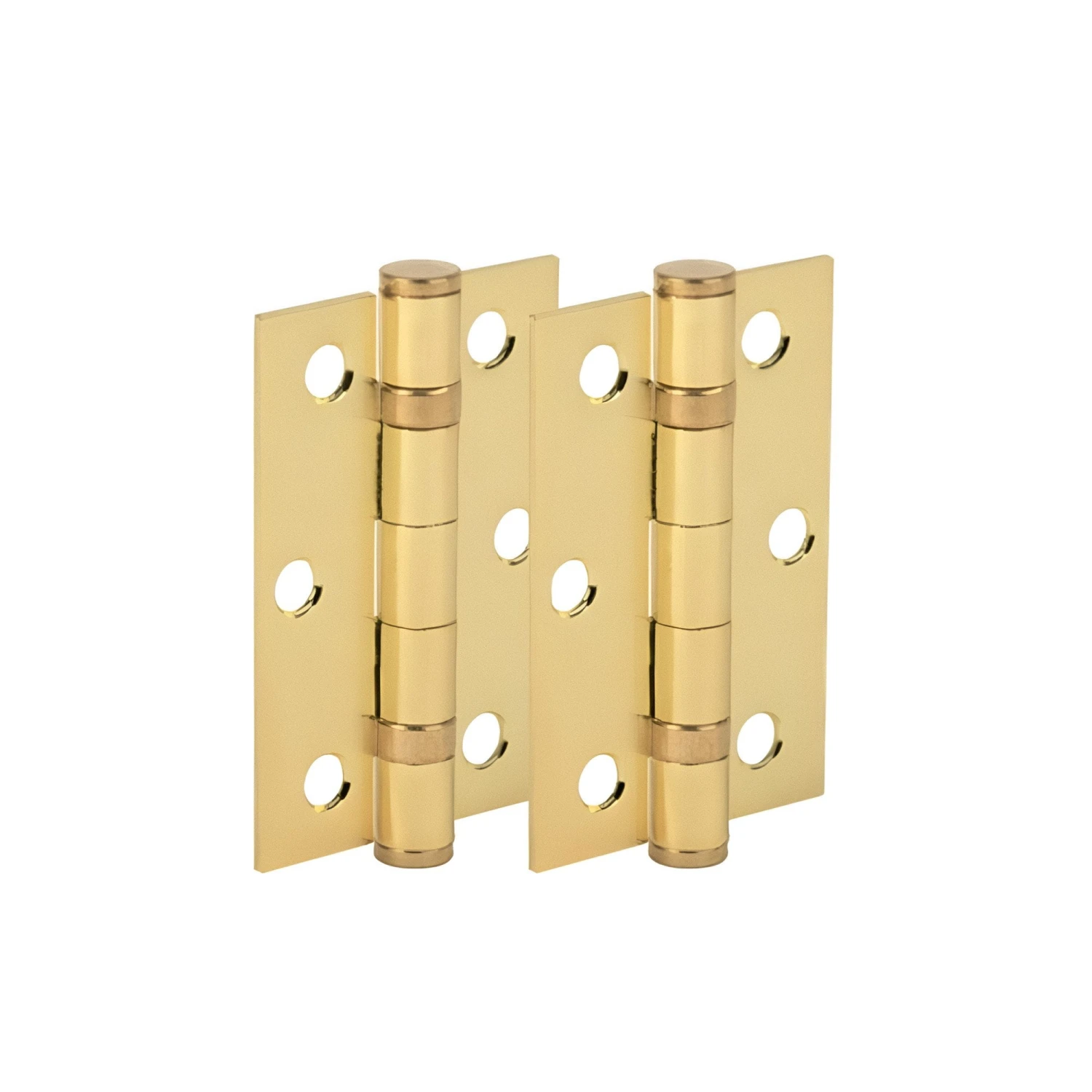 76mm (3'') Ball Bearing Hinge Pair - Satin Brass (124375) 1 76mm (3'') Ball Bearing Hinge Pair - Satin Brass (124375)
