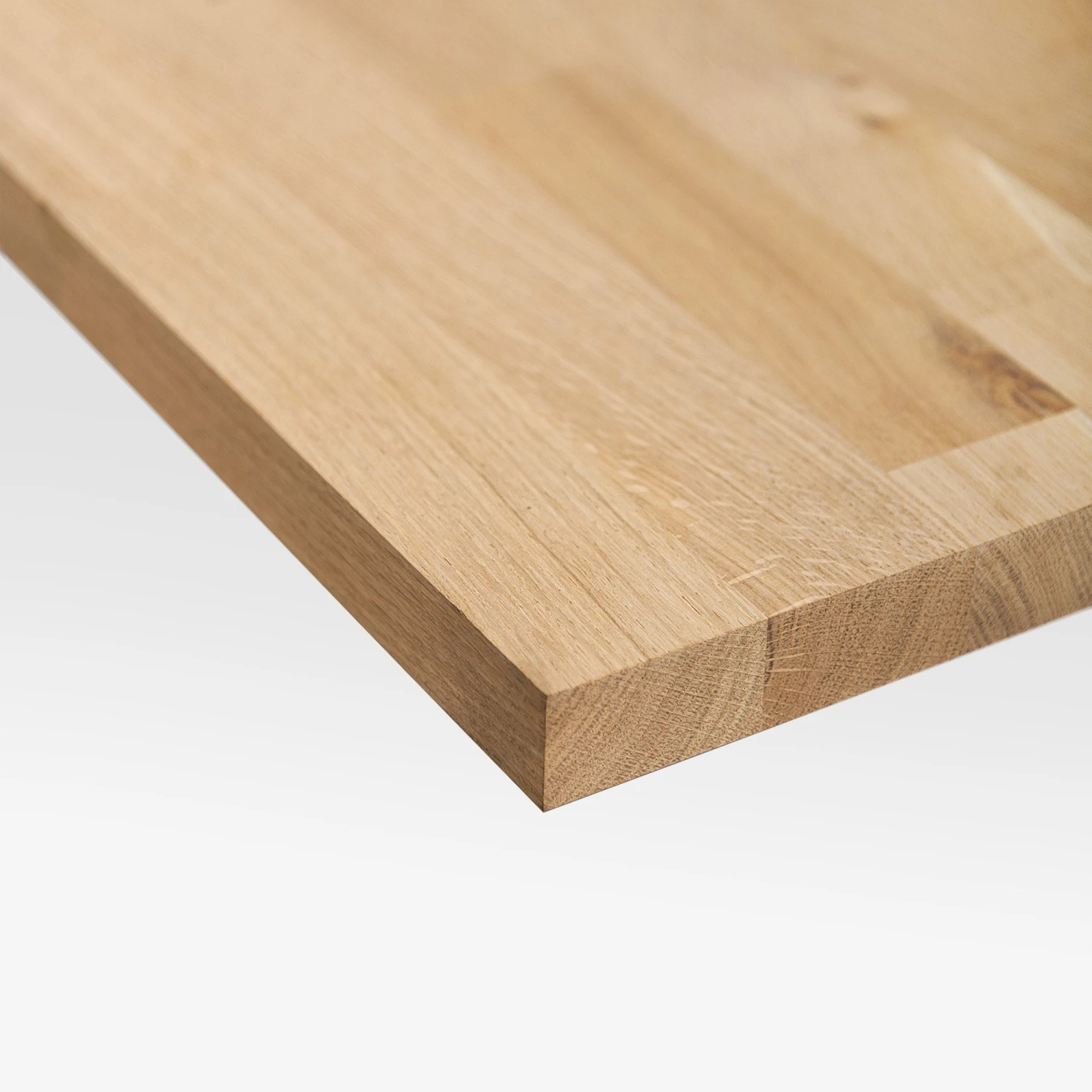 Euro Oak - 27mm Solid Finger-Jointed European Oak Furniture Board (2.40m) 1 Euro Oak - 27mm Solid Finger-Jointed European Oak Furniture Board (2.40m)