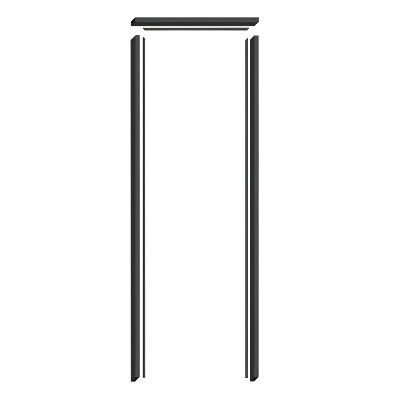 Black Painted Door Lining Set (113860) 1 Black Painted Door Lining Set (113860)