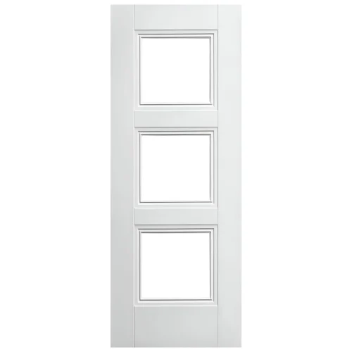 White Internal Primed Elegance Ripley 3 Light Clear Glass Door (88072) 6 White Internal Primed Elegance Ripley 3 Light Clear Glass Door (88072) -Oak Door Store 1741010707 04783200