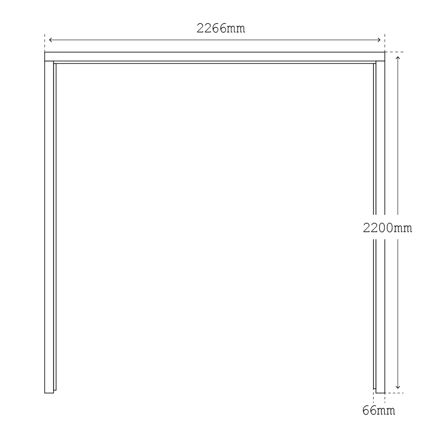 Solid Redwood Unfinished External Framed, Ledged And Braced 6 Light Obscure Garage Door And Frame Set (119228) 3 Solid Redwood Unfinished External Framed, Ledged And Braced 6 Light Obscure Garage Door And Frame Set (119228) - Image 3