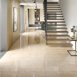 Light Pinto - Lustre Stone 8mm High Gloss Laminate Flooring (90001) -Oak Door Store 1742223271 40992800