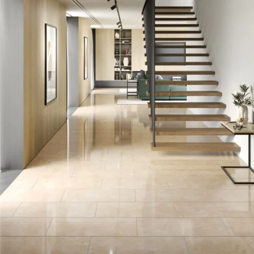 Light Pinto - Lustre Stone 8mm High Gloss Laminate Flooring (90001) -Oak Door Store 1742223271 40992800