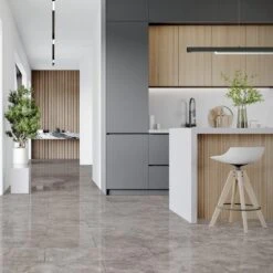 Agios Cinzento - Lustre Stone 8mm High Gloss Laminate Flooring (91931) 9 Agios Cinzento - Lustre Stone 8mm High Gloss Laminate Flooring (91931) -Oak Door Store 1742226373 84727800