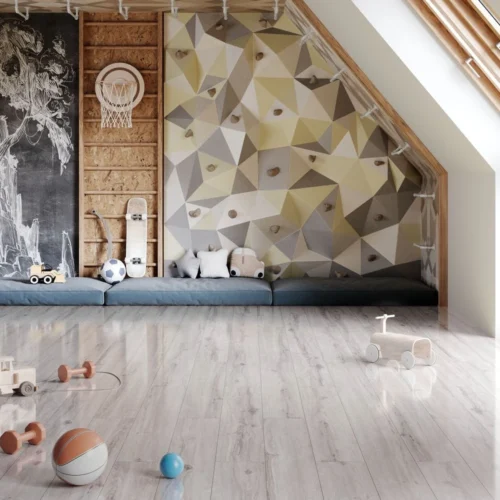 Glacier Oak - Lustre 8mm High Gloss Laminate Flooring (89182) -Oak Door Store 1742228593 36136900