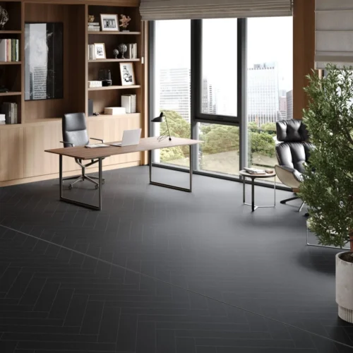 Black - Lustre SPC 6mm High Gloss Rigid Core Vinyl Flooring (108418) 9 Black - Lustre SPC 6mm High Gloss Rigid Core Vinyl Flooring (108418) -Oak Door Store 1742376222 75563100
