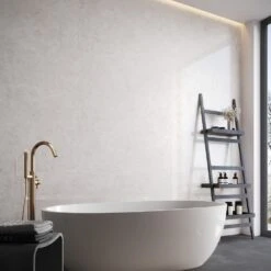 Liberty Toscano Chiaro - Lustre Stone 800 X 400mm Waterproof Wall Panelling (122541) -Oak Door Store 1742468086 52800000