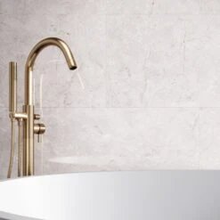 Liberty Toscano Chiaro - Lustre Stone 800 X 400mm Waterproof Wall Panelling (122541) -Oak Door Store 1742468089 00293800