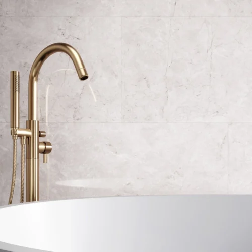 Liberty Toscano Chiaro - Lustre Stone 800 X 400mm Waterproof Wall Panelling (122541) -Oak Door Store 1742468089 00293800