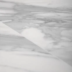 White Gloss Marble - Luxe Vision Pre-Grouted 5.5mm Stone Embossed UV Coated Rigid Core Vinyl Flooring (123035) -Oak Door Store 1744626749 02207900