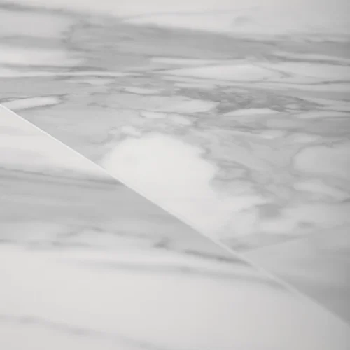 White Gloss Marble - Luxe Vision Pre-Grouted 5.5mm Stone Embossed UV Coated Rigid Core Vinyl Flooring (123035) -Oak Door Store 1744626749 02207900