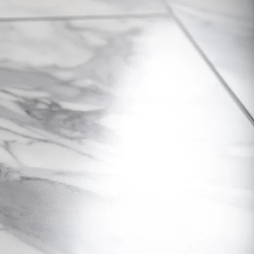 White Gloss Marble - Luxe Vision Pre-Grouted 5.5mm Stone Embossed UV Coated Rigid Core Vinyl Flooring (123035) -Oak Door Store 1744626765 43809200