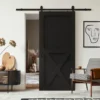 Black Internal Primed Z Brace Barn Door