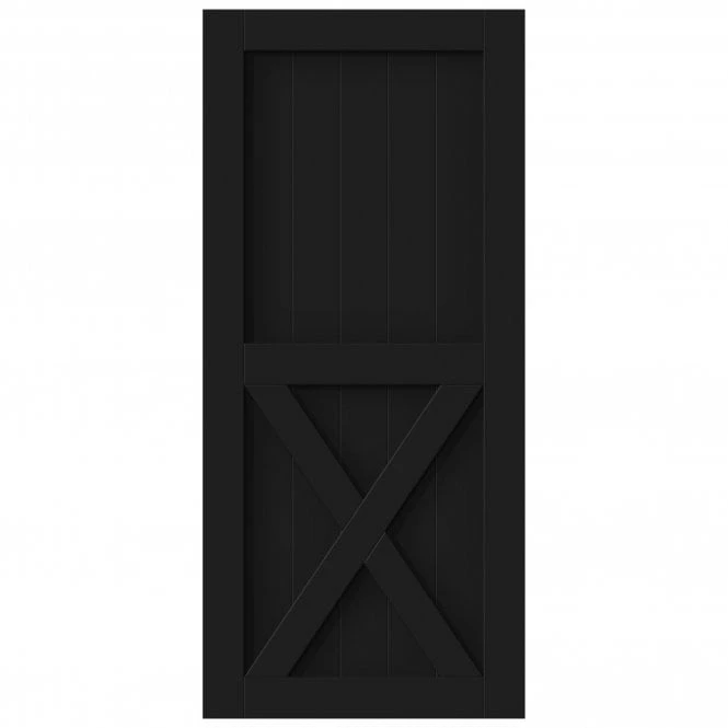 Black Internal Primed Z Brace Barn Door 3 Black Internal Primed Z Brace Barn Door - Image 3
