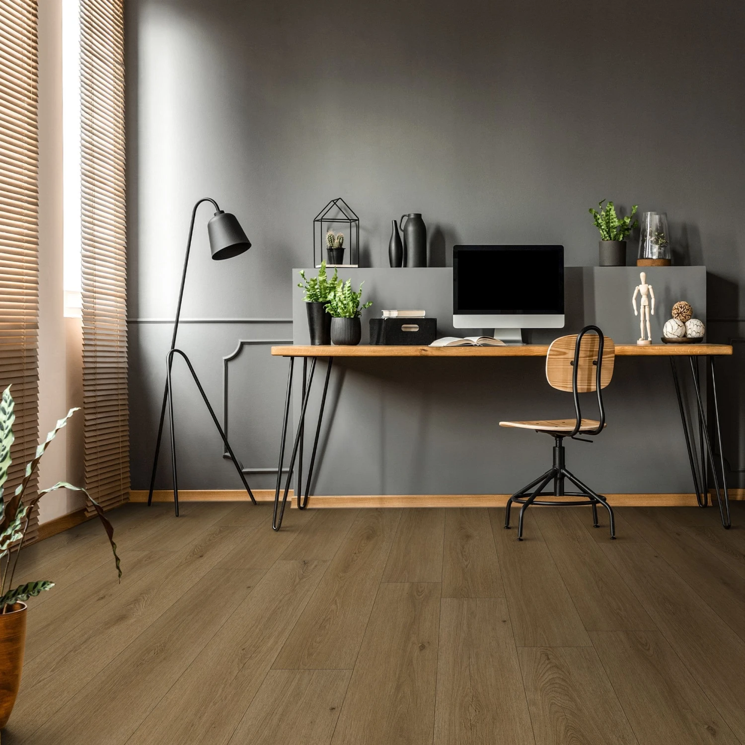 Golden Oak - Comfort Luxe 12mm Laminate Flooring (122135) 1 Golden Oak - Comfort Luxe 12mm Laminate Flooring (122135)