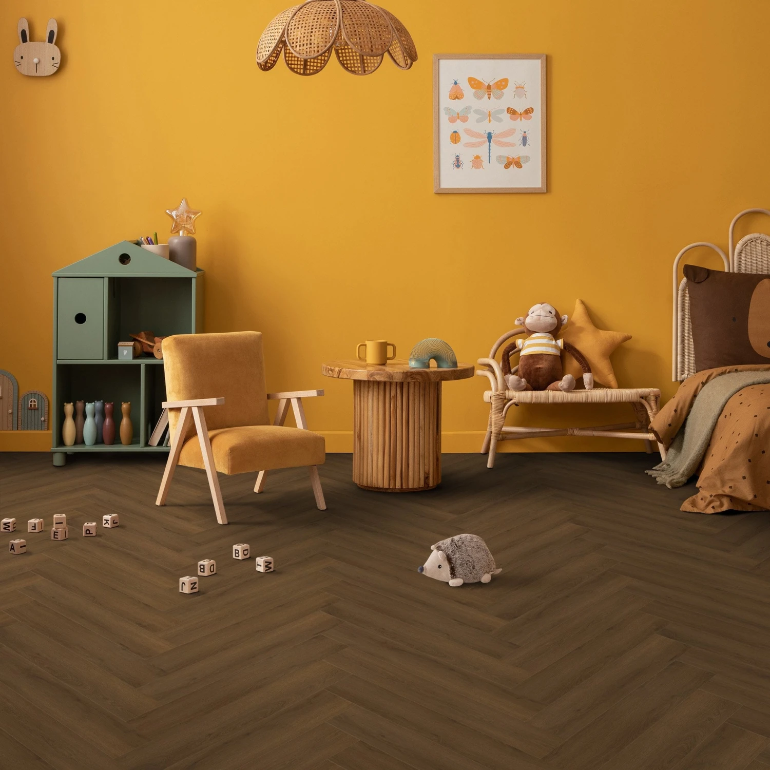 Dusk Oak - Comfort Luxe 12mm Laminate Herringbone Flooring (122144) 1 Dusk Oak - Comfort Luxe 12mm Laminate Herringbone Flooring (122144)