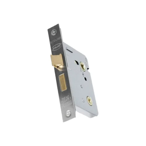 Zeta 75mm (3) Mortice Bathroom Lock - Satin Stainless Steel (75837)