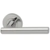 Lynx Lever Handle On Round Rose - Polished Chrome (LYN.09.CP)