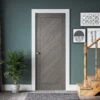 Light Grey Internal Fully Finished Endure Laminate Stockholm Door (122009)