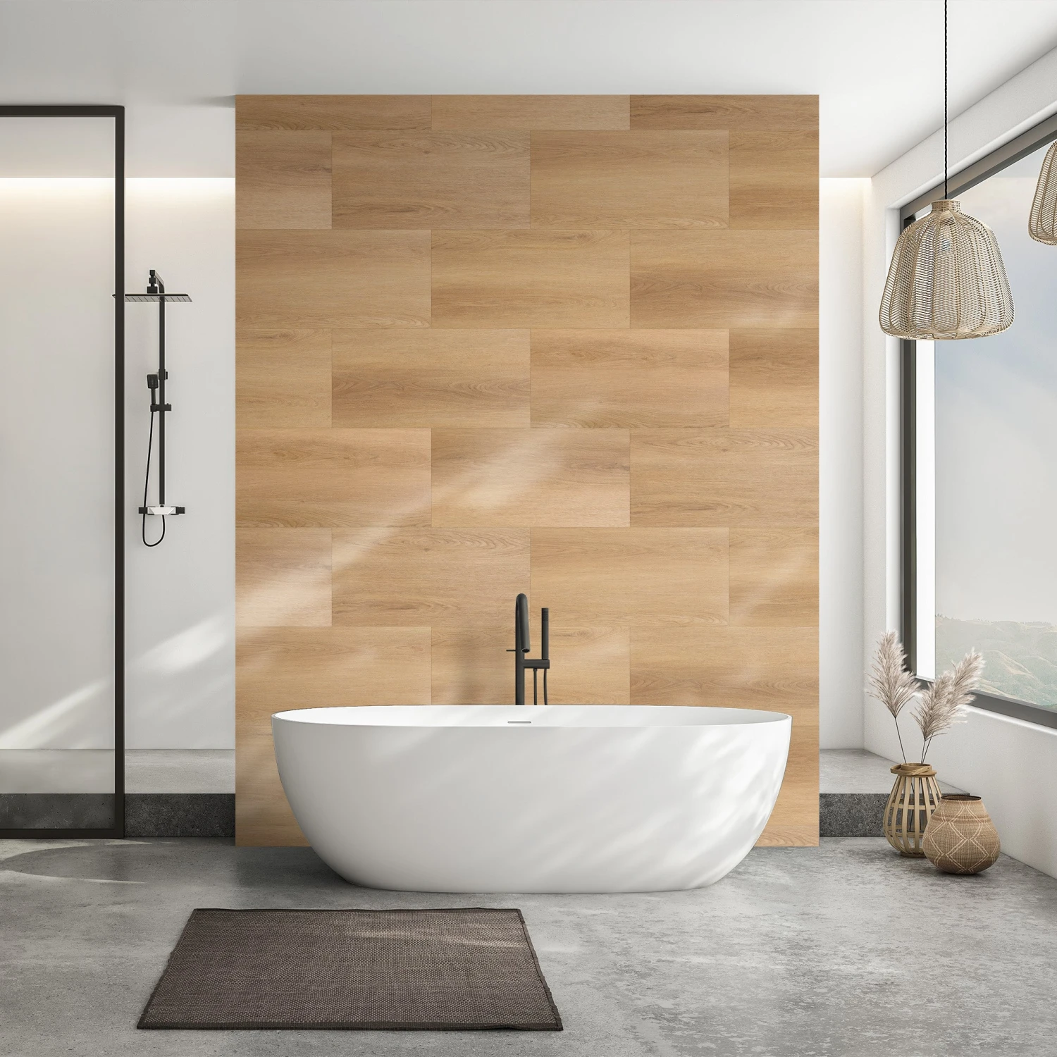 Colwood Oak - Luxe Vision SPC 4mm UV Resistant Coating Wall Panelling (123042) 1 Colwood Oak - Luxe Vision SPC 4mm UV Resistant Coating Wall Panelling (123042)