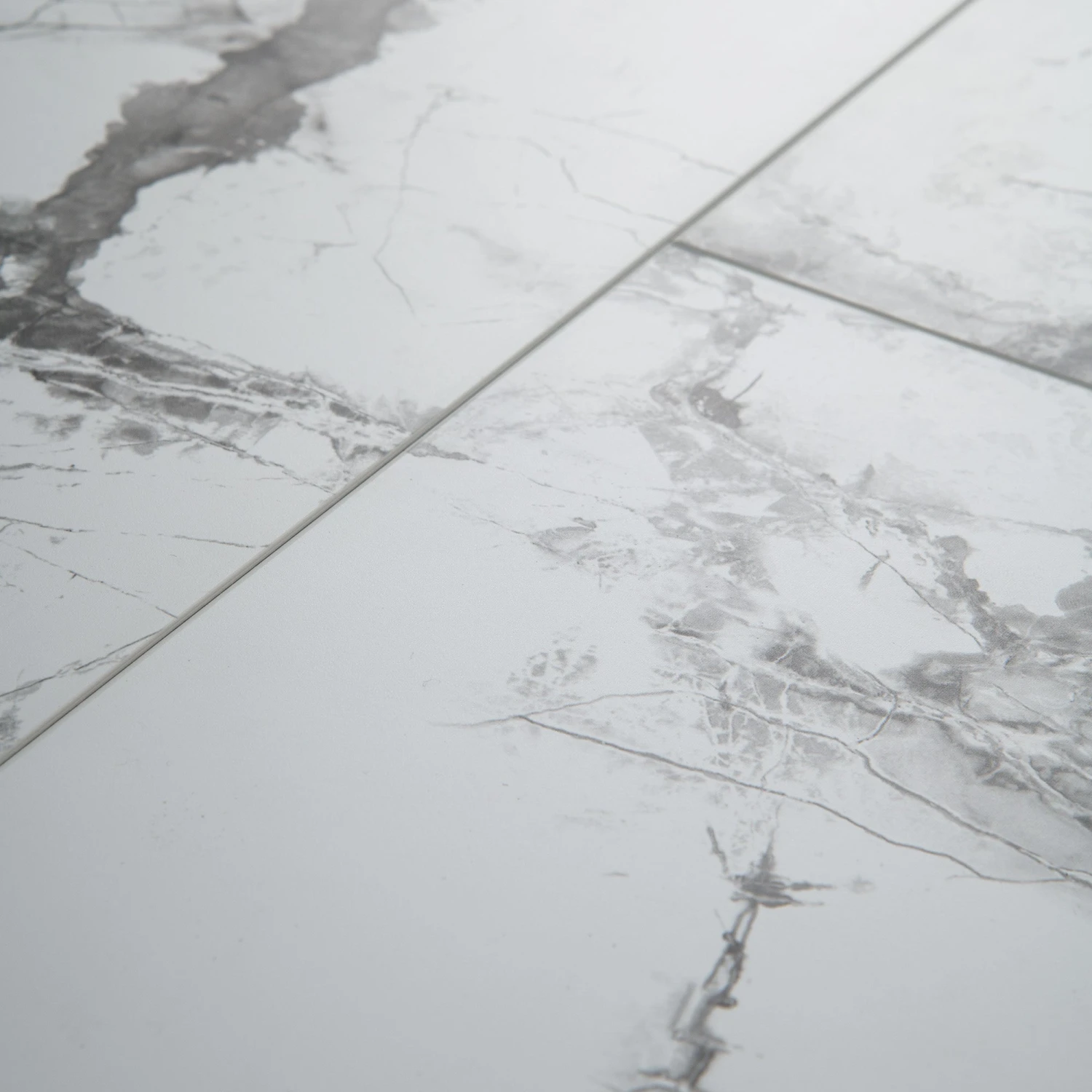 White Marble - Luxe Vision SPC 4mm UV Resistant Coating Wall Panelling (123046) 2 White Marble - Luxe Vision SPC 4mm UV Resistant Coating Wall Panelling (123046) - Image 2