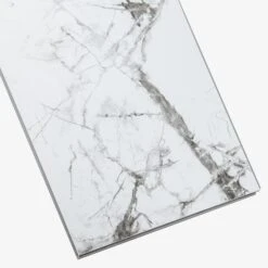 White Marble - Luxe Vision SPC 4mm UV Resistant Coating Wall Panelling (123046) 17 White Marble - Luxe Vision SPC 4mm UV Resistant Coating Wall Panelling (123046) -Oak Door Store SKU 345284 installation method