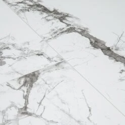 White Marble - Luxe Vision SPC 4mm UV Resistant Coating Wall Panelling (123046) 11 White Marble - Luxe Vision SPC 4mm UV Resistant Coating Wall Panelling (123046) -Oak Door Store SKU 345284 perspective