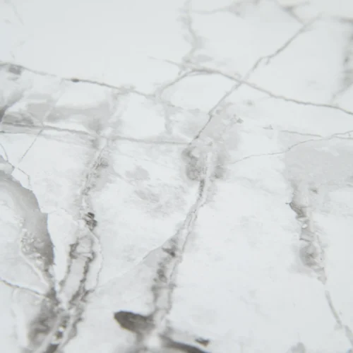 White Marble - Luxe Vision SPC 4mm UV Resistant Coating Wall Panelling (123046) -Oak Door Store SKU 345284 texture