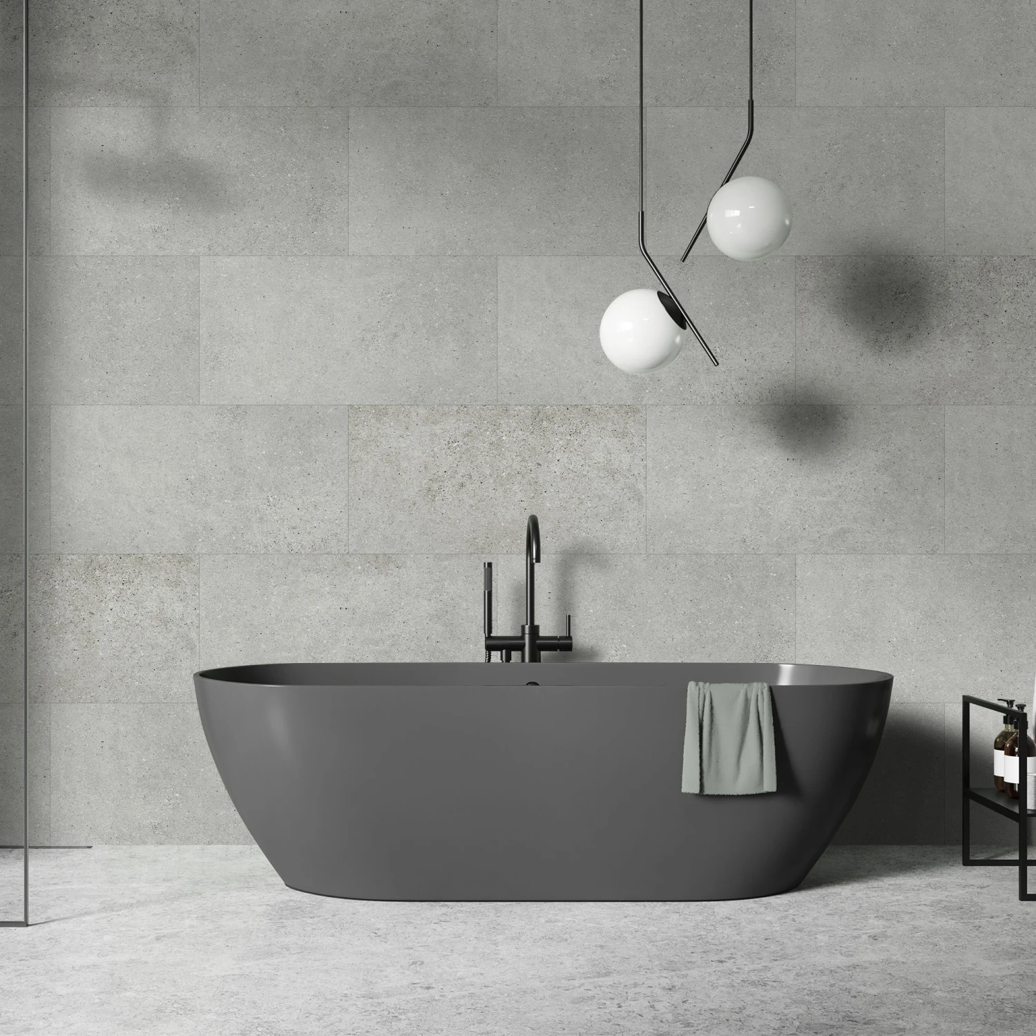 Terrazzo Stone - Luxe Vision SPC 4mm UV Resistant Coating Wall Panelling (123052) 1 Terrazzo Stone - Luxe Vision SPC 4mm UV Resistant Coating Wall Panelling (123052)