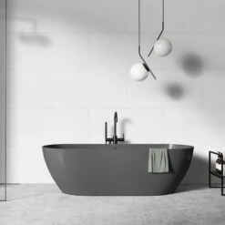 Metro Concrete - Luxe Vision 4mm High Gloss Wall Panelling (124098)