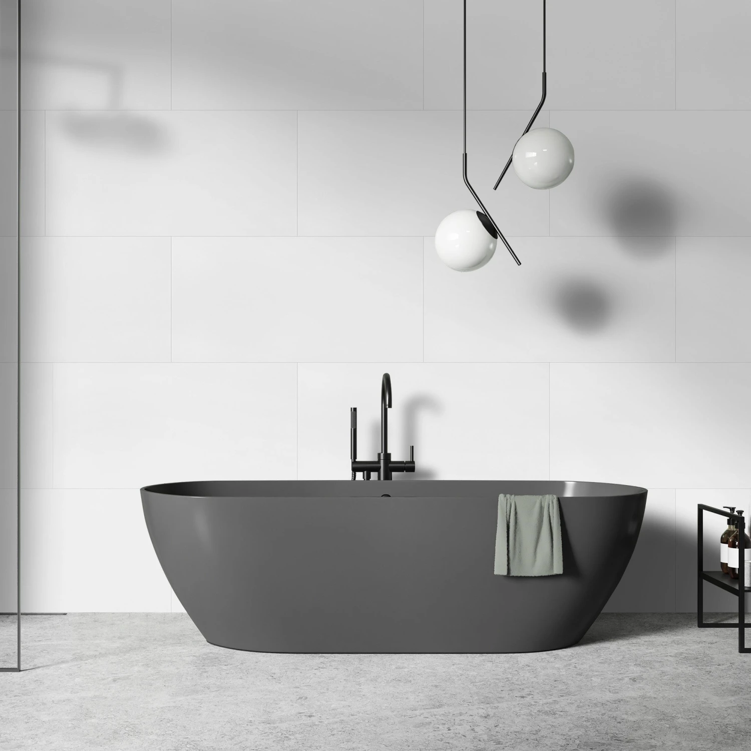 Metro Concrete - Luxe Vision 4mm High Gloss Wall Panelling (124098) 1 Metro Concrete - Luxe Vision 4mm High Gloss Wall Panelling (124098)