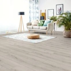 Grand Oak Grey - 8mm Water-Resistant Laminate Flooring (D4956)