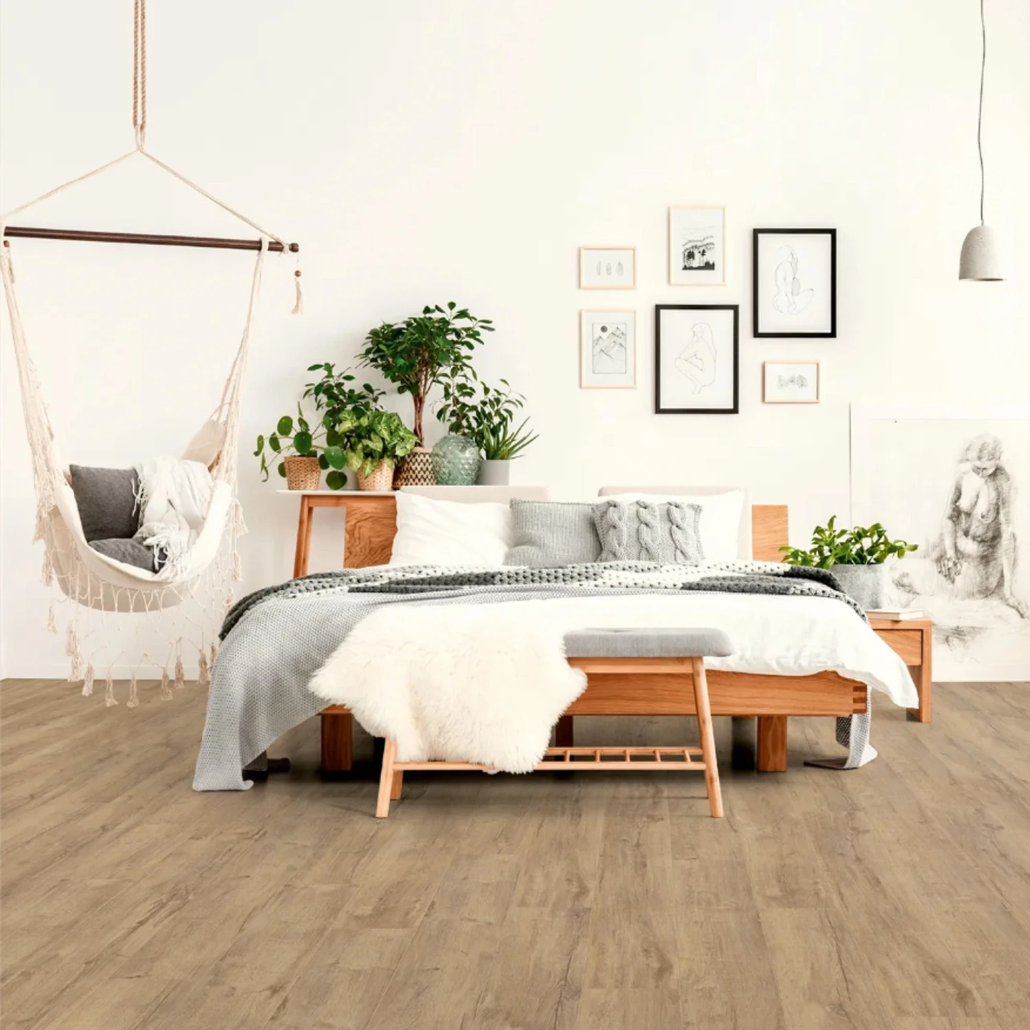 Welsh Oak - 12mm Water-Resistant Laminate Flooring (D90152) 1 Welsh Oak - 12mm Water-Resistant Laminate Flooring (D90152)
