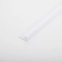 White - PVC Wall Panelling End Cap Trim (SPT-END-WH)