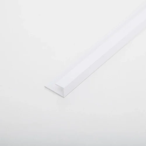 White - PVC Wall Panelling End Cap Trim (SPT-END-WH)