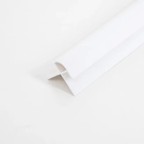 White - PVC Shower Wall Panelling External Corner Trim (SPT-EXTCOR-WH)