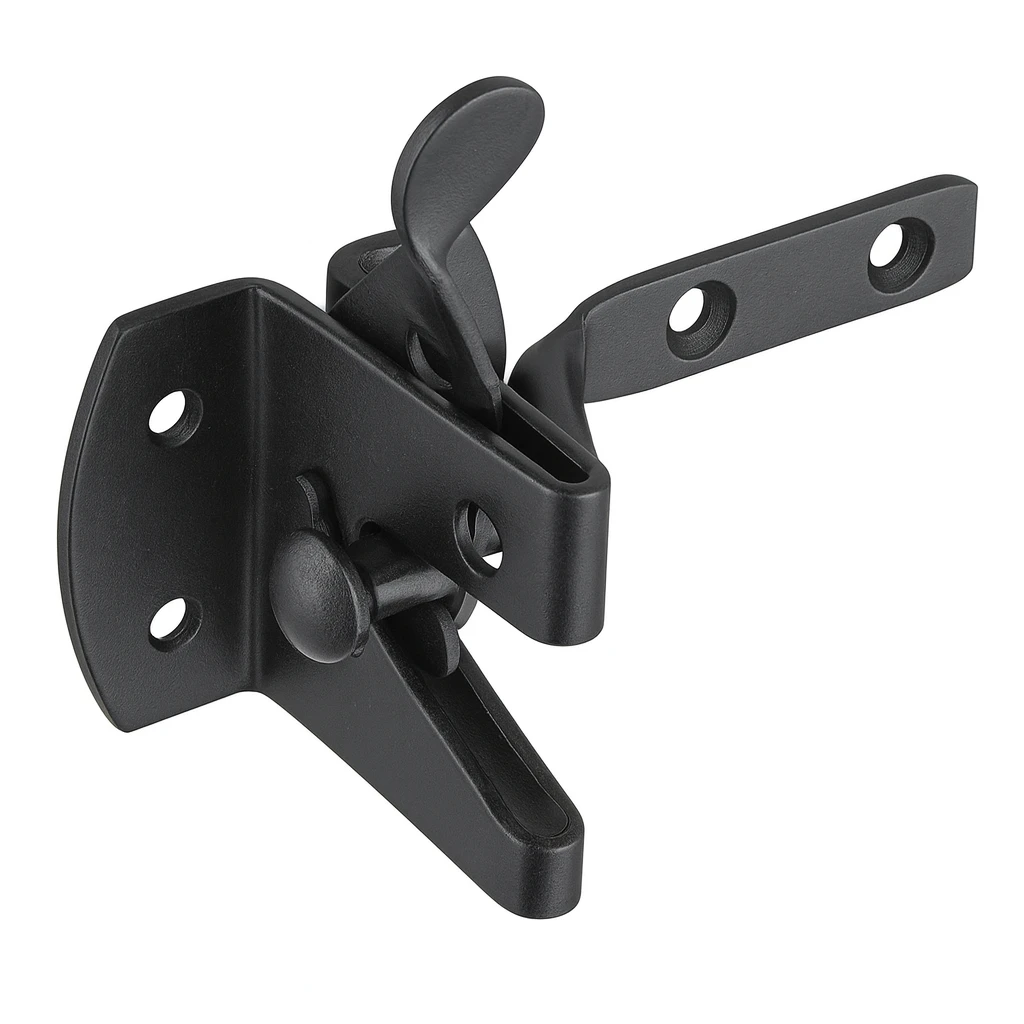 Black Auto-Gate Latch (84958) 1 Black Auto-Gate Latch (84958)